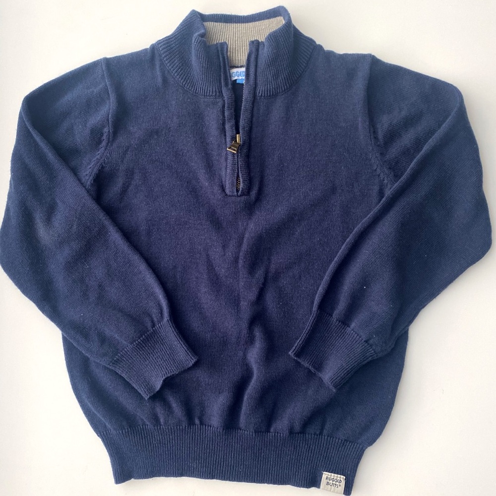 Rigged Butts Navy Sweater, 4t